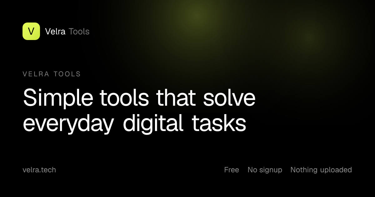 I built 38 free tools that run entirely in your browser — no signup, nothing uploaded, finance mat